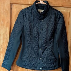 Merona Women's Navy Quilted Puffer Jacket